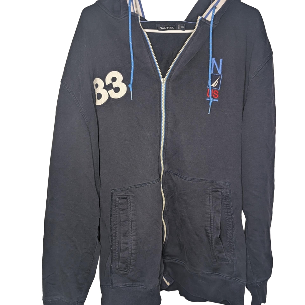 Nautica Navy Blue Zip-Up Jacket